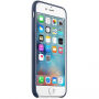 Original kožna navlaka za Apple iPhone 6S - ponoćno plava