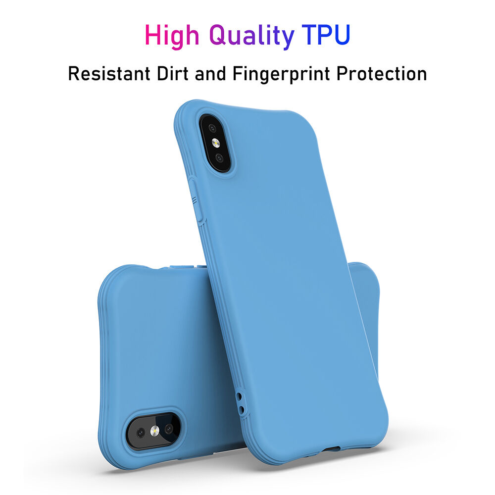 Enkay maskica od meke plastike za iPhone X / XS - ružičasti