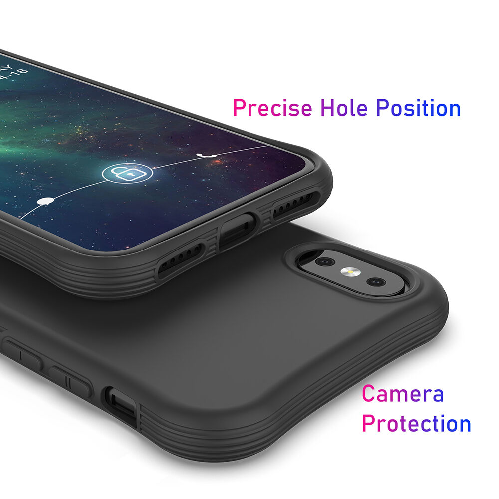 Enkay maskica od meke plastike za iPhone X / XS - ružičasti
