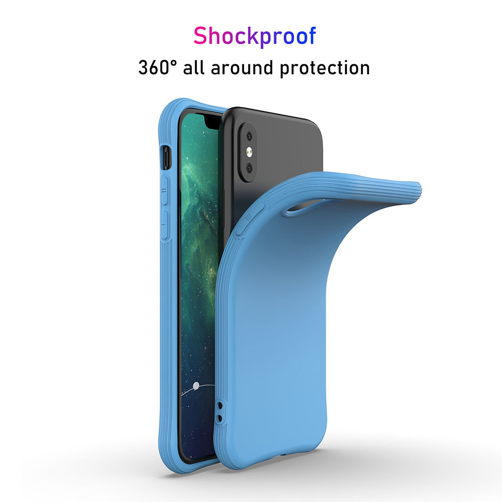 Enkay maskica od meke plastike za iPhone X / XS - ružičasti