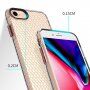 Prozirna maskica sa strukturom saća za iPhone 6 / 6S / 7 / 8 - proziran