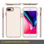 Prozirna maskica sa strukturom saća za iPhone 6 Plus / 6S Plus / 7 Plus / 8 Plus - plavi