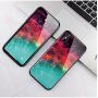 maskica sa staklenom stražnjom stranom za iPhone X / XS - šarena maglina