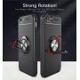 Maskica s metalnim stalkom pogodna za magnetske držače za iPhone 5 / 5S / SE (2016) - crveni