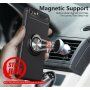 Maskica s metalnim stalkom pogodna za magnetske držače za iPhone 5 / 5S / SE (2016) - crveni