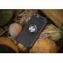 Maskica s metalnim stalkom pogodna za magnetske držače za iPhone 5 / 5S / SE (2016) - crno-plava