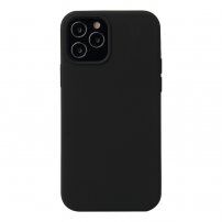 Silikonska maskica za iPhone 12 Pro Max - crni