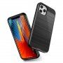 Otporna maskica za iPhone 12 / 12 Pro - brušena tekstura - bijeli