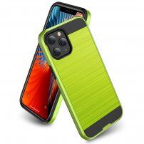 Otporna maskica za iPhone 12 Pro Max - brušena tekstura - zeleni