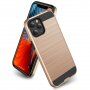 Otporna maskica za iPhone 12 Pro Max - brušena tekstura - zlatni