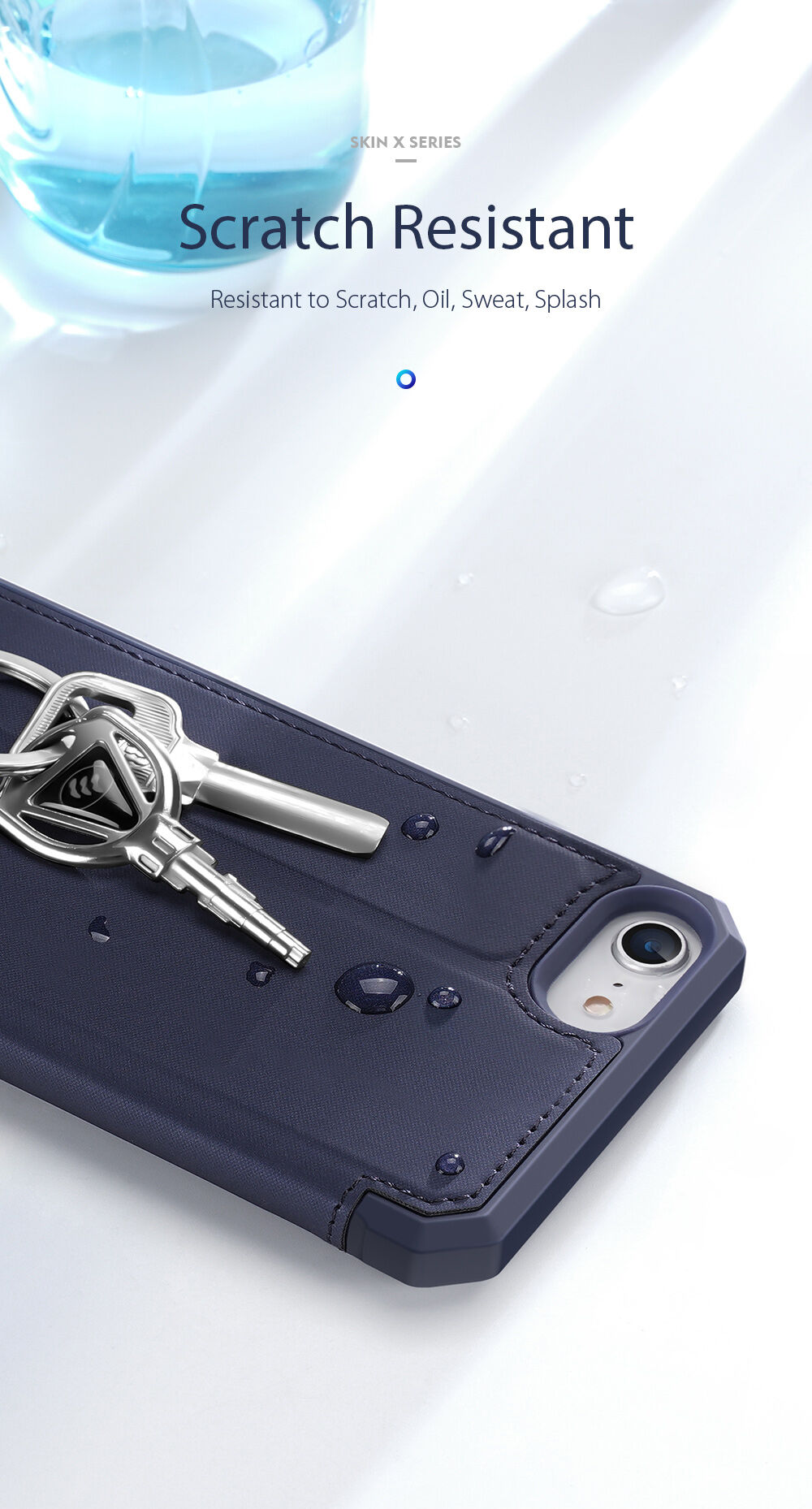 Dux Ducis futrola novčanik za iPhone 7 / 8 / SE (2020/2022) - crno