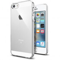 Spigen ultra-tanka otporna maskica za Apple iPhone SE (2016) / 5S - proziran