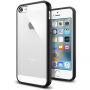 Spigen ultra-tanka zaštitna maskica Apple iPhone SE (2016) / 5S / 6 - proziran s crnim okvirom