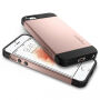 Spigen tenký ekskluzivna zaštitna maskica za Apple iPhone SE (2016) / 5S / 6 - ružičasta crna