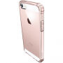 Spigen Crystal Shell zaštitna polikarbonatna maskica za Apple iPhone SE (2016) / 5S - prozirna ružičasta