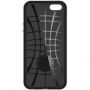 Spigen Neo ekskluzivna zaštitna maskica za Apple iPhone SE (2016) / 5S - crna srebrna