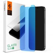 Spigen Glas tR Antiblue HD 2D kaljeno staklo za iPhone - 12 Pro Max - prozirno