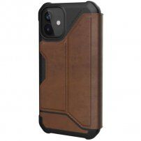 UAG Metropolis LTHR flip futrola za iPhone 12 mini - smeđi