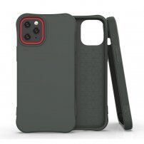 Mat meka maskica za iPhone 12 mini - tamno zeleni