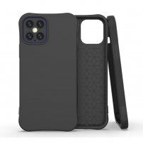 Mat meka maskica za iPhone 12 / 12 Pro - crni