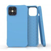 Mat meka maskica za iPhone 12 / 12 Pro - plavi