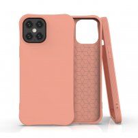 Mat meka maskica za iPhone 12 Pro Max - narančasti