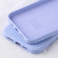 X-Level glatka silikonska maskica za iPhone 12 Pro Max - ljubičasti