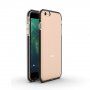 Prozirna maskica s šarenim okvirom od meke plastike za iPhone 6 Plus / 6S Plus - crni