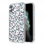 Maskica s uzorkom leopard za iPhone 11 Pro Max - plavi