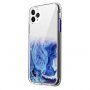 Mramorna maskica otporna na ogrebotine za iPhone 11 Pro Max - plavi