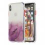 Mramorna maskica otporna na ogrebotine za iPhone XS Max - ljubičasti