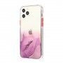 Mramorna maskica otporna na ogrebotine za iPhone 12 mini - ljubičasti