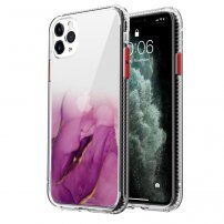Mramorna maskica otporna na ogrebotine za iPhone 11 Pro - ljubičasti