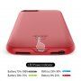 Maskica s eksternom baterijom 4000 mAh pro iPhone 6 / 6S / 7 / 8 / SE (2020/2022) - crni