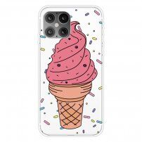 Mekana prozirna maskica za iPhone 12 mini - sladoled