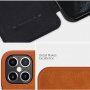 Nillkin Qin novčanik futrola od PU kože za iPhone 12 Pro Max - crveno