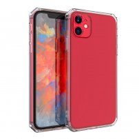 Maskica od meke plastike s poravnatim kutovima za iPhone 11 Pro - Proziran