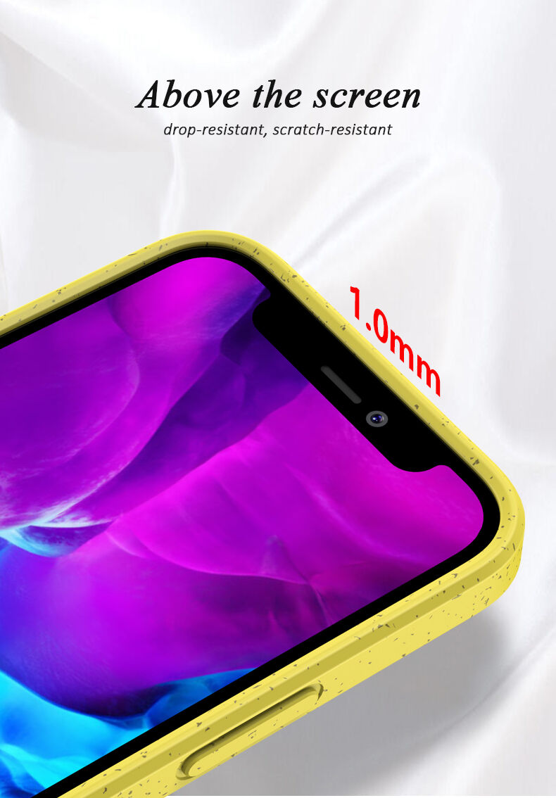 Matný eko razgradiva maskica za iPhone 12 mini - crni
