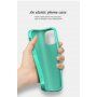 Matný eko razgradiva maskica za iPhone 12 mini - crni