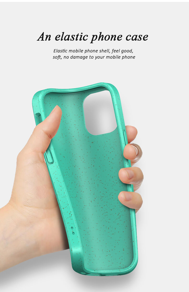 Matný eko razgradiva maskica za iPhone 12 mini - crni