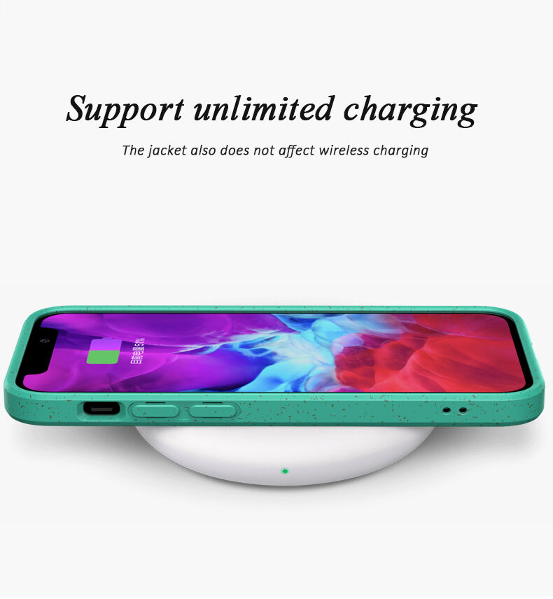 Matný eko razgradiva maskica za iPhone 12 mini - crni