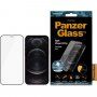 PanzerGlass AntiBacterial kaljeno staklo 3D za iPhone 12 / 12 Pro - crno