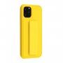 Maskica s funkcijom stalka / ručke za iPhone 12 Pro Max - žuti