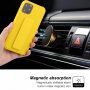 Maskica s funkcijom stalka / ručke za iPhone 12 Pro Max - žuti