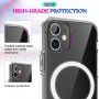 Maskica s magnetskim prstenom za iPhone 12 Pro Max - Proziran