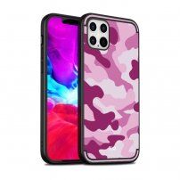NXE maskica s maskirnim uzorkom pro iPhone 12 Pro Max - ružičasti