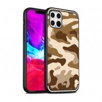 NXE maskica s maskirnim uzorkom pro iPhone 12 Pro Max - smeđi