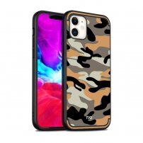 NXE maskica s maskirnim uzorkom pro iPhone 12 / 12 Pro - narančasti