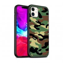 NXE maskica s maskirnim uzorkom pro iPhone 12 mini - tamno zeleni