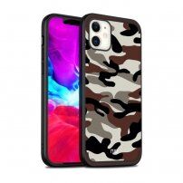 NXE maskica s maskirnim uzorkom pro iPhone 12 mini - kava smeđi